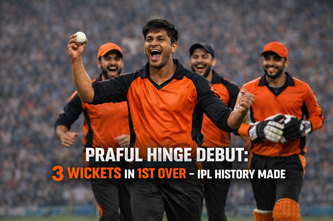 Praful Hinge Debut: 3 Wickets in 1st Over — IPL History Made