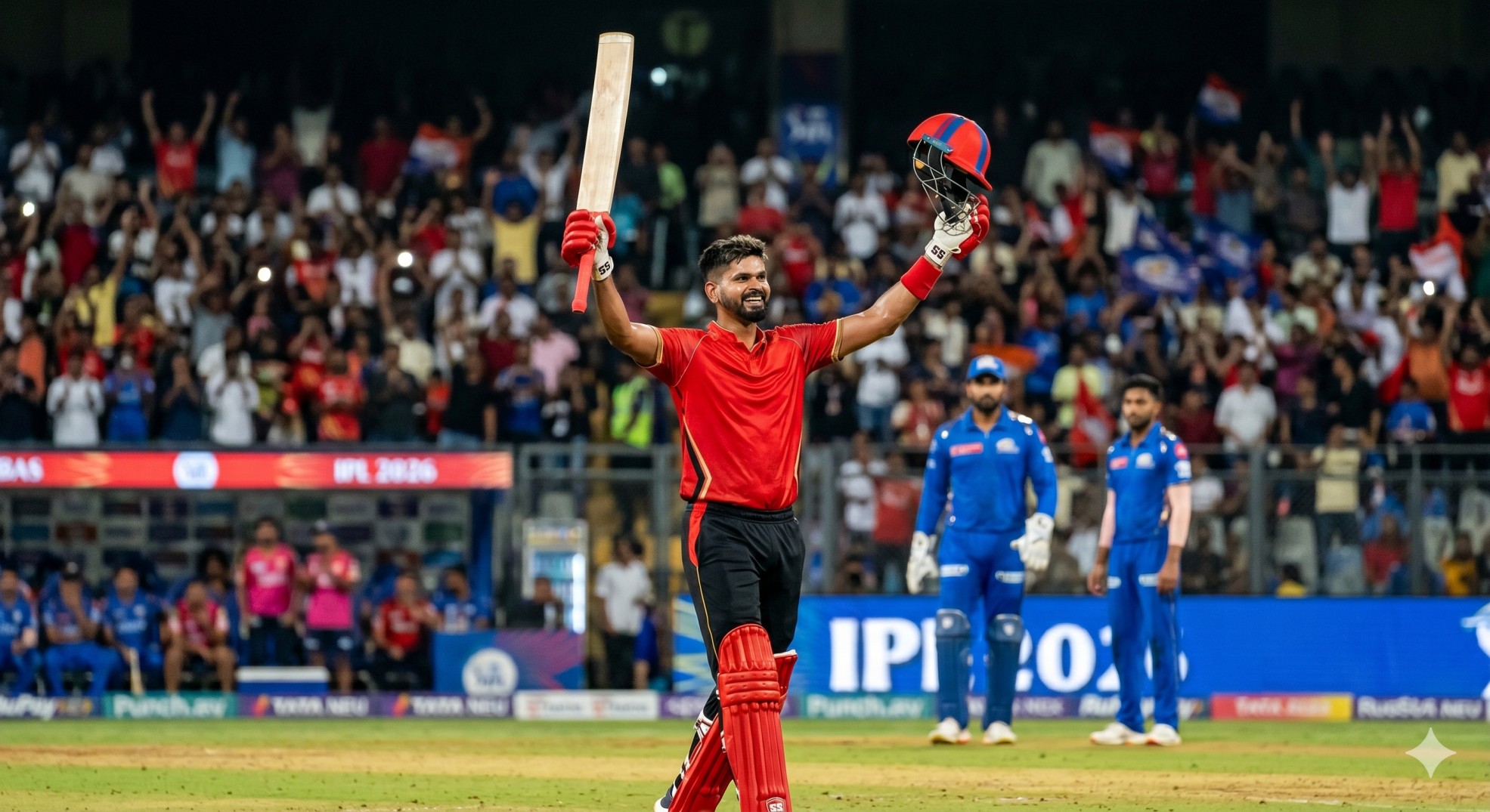  Shreyas Iyer 66* vs MI: PBKS Skipper Shines with Third Consecutive Fifty in IPL 2026