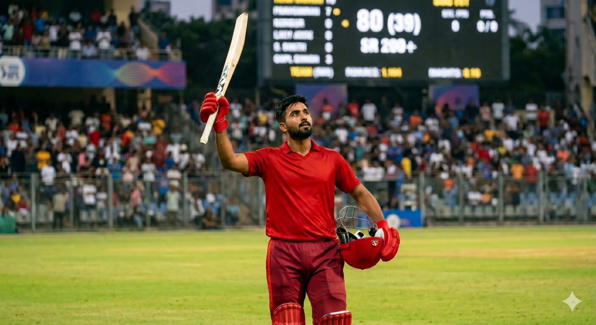 Prabhsimran Singh 80(39): 11 Fours, 200+ SR, Wankhede Silent!
