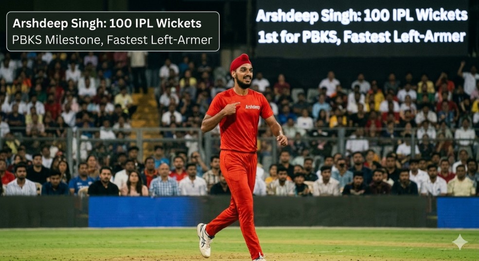  Arshdeep Singh 100 IPL Wickets: 1st for PBKS, Fastest Left-Armer 