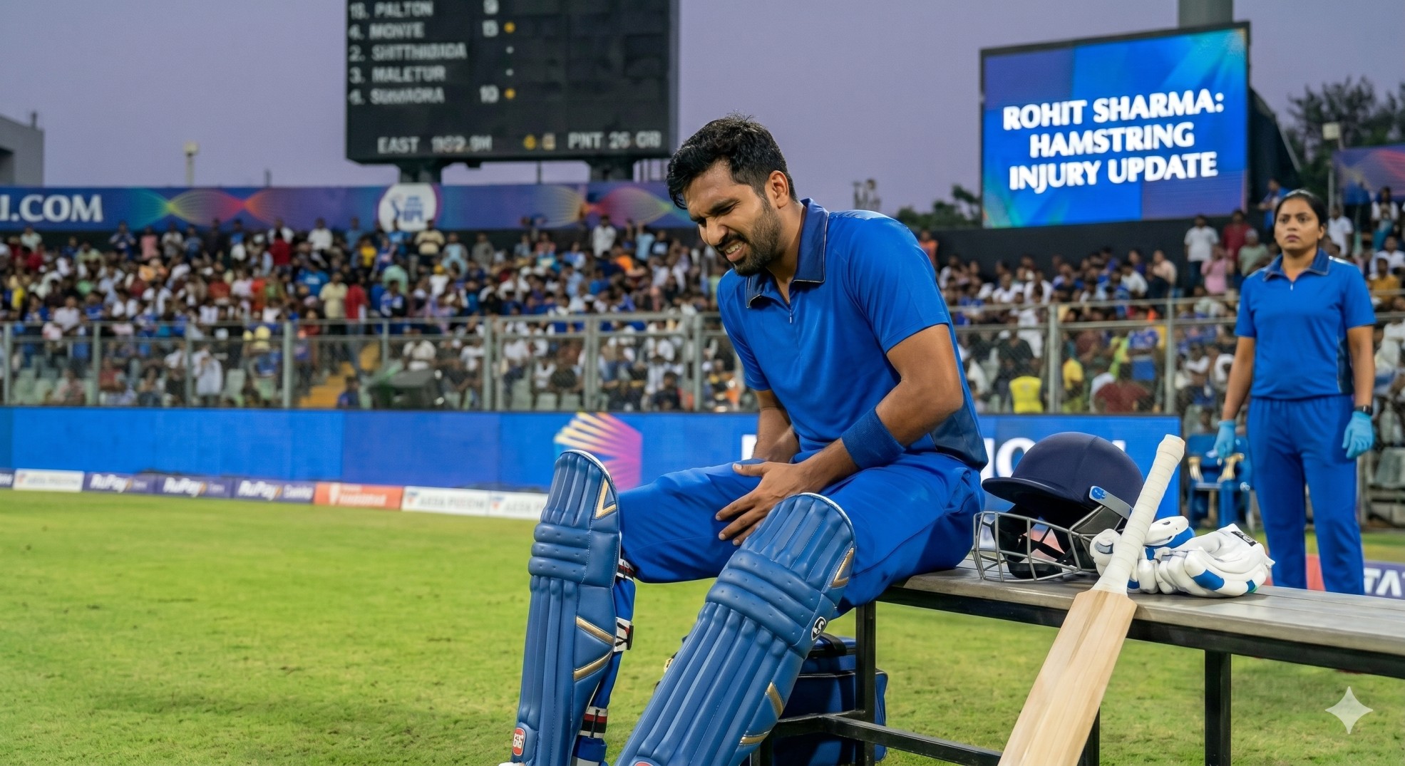Rohit Sharma: Hamstring Injury Update