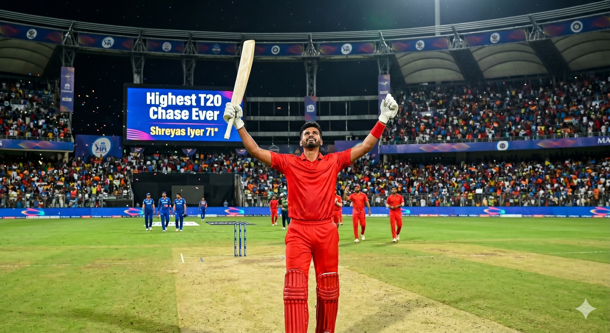 Shreyas Iyer 71*: Highest T20 Chase Ever