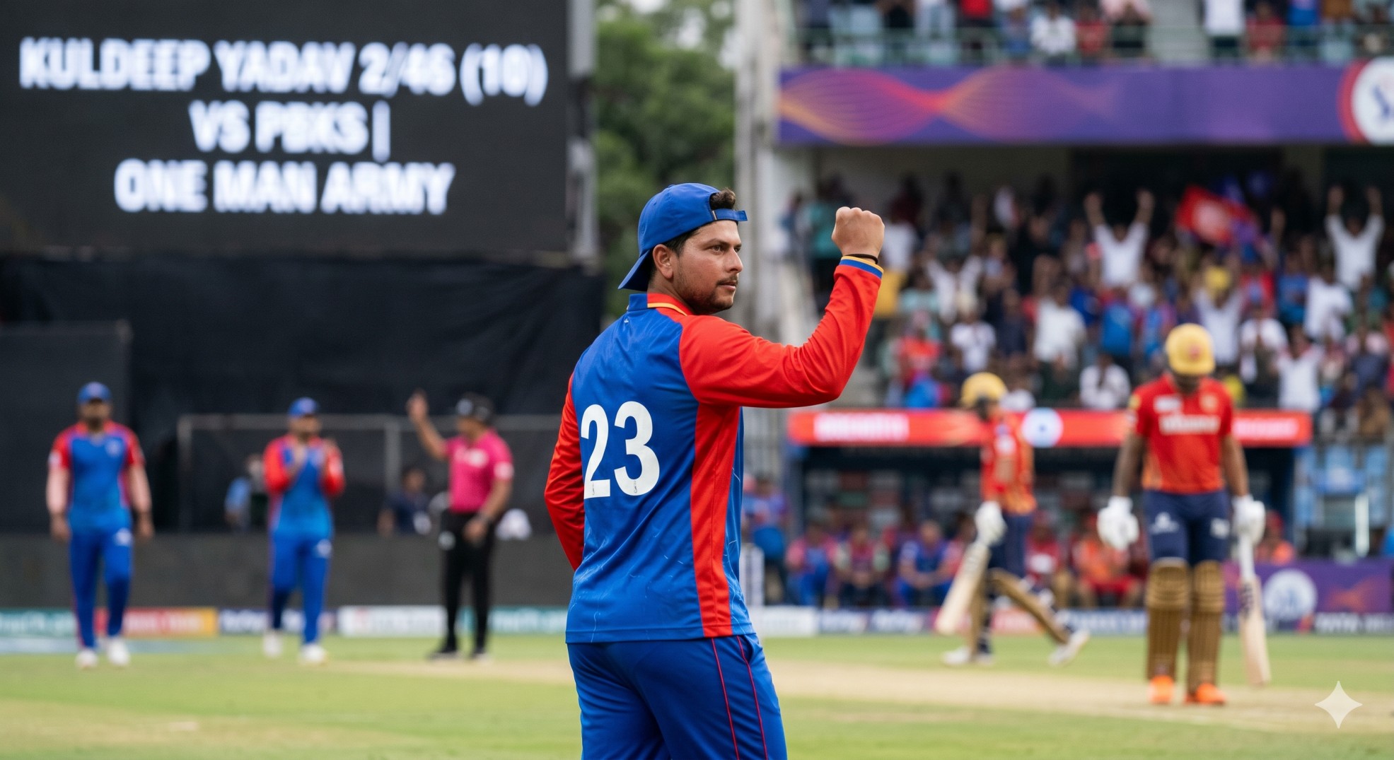 Kuldeep Yadav 2/46: One Man Army vs PBKS