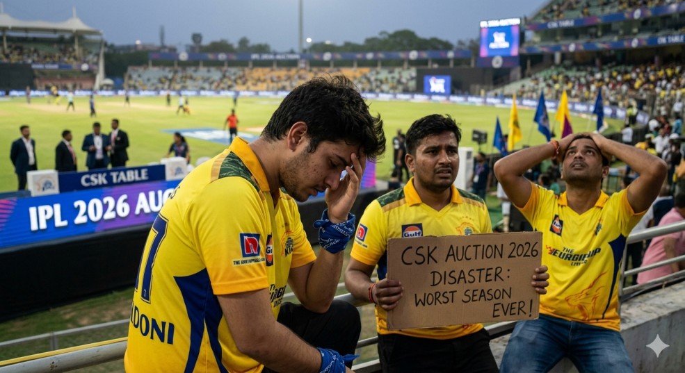 CSK's IPL 2026 Auction Disaster: Worst Season Ever