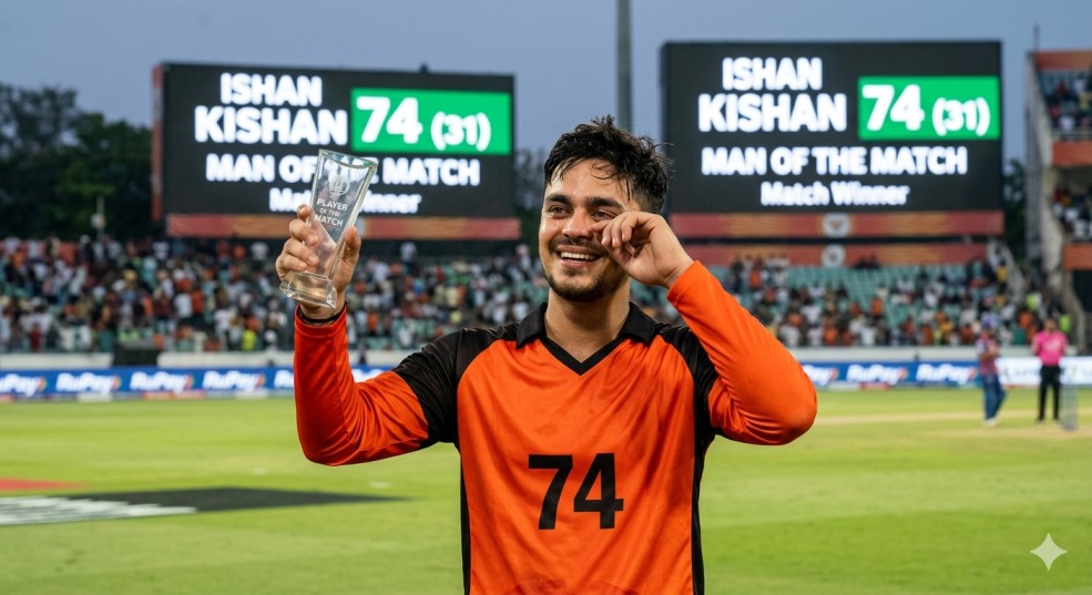 Ishan Kishan 74 off 31 : Finally POTM Mil Gaya