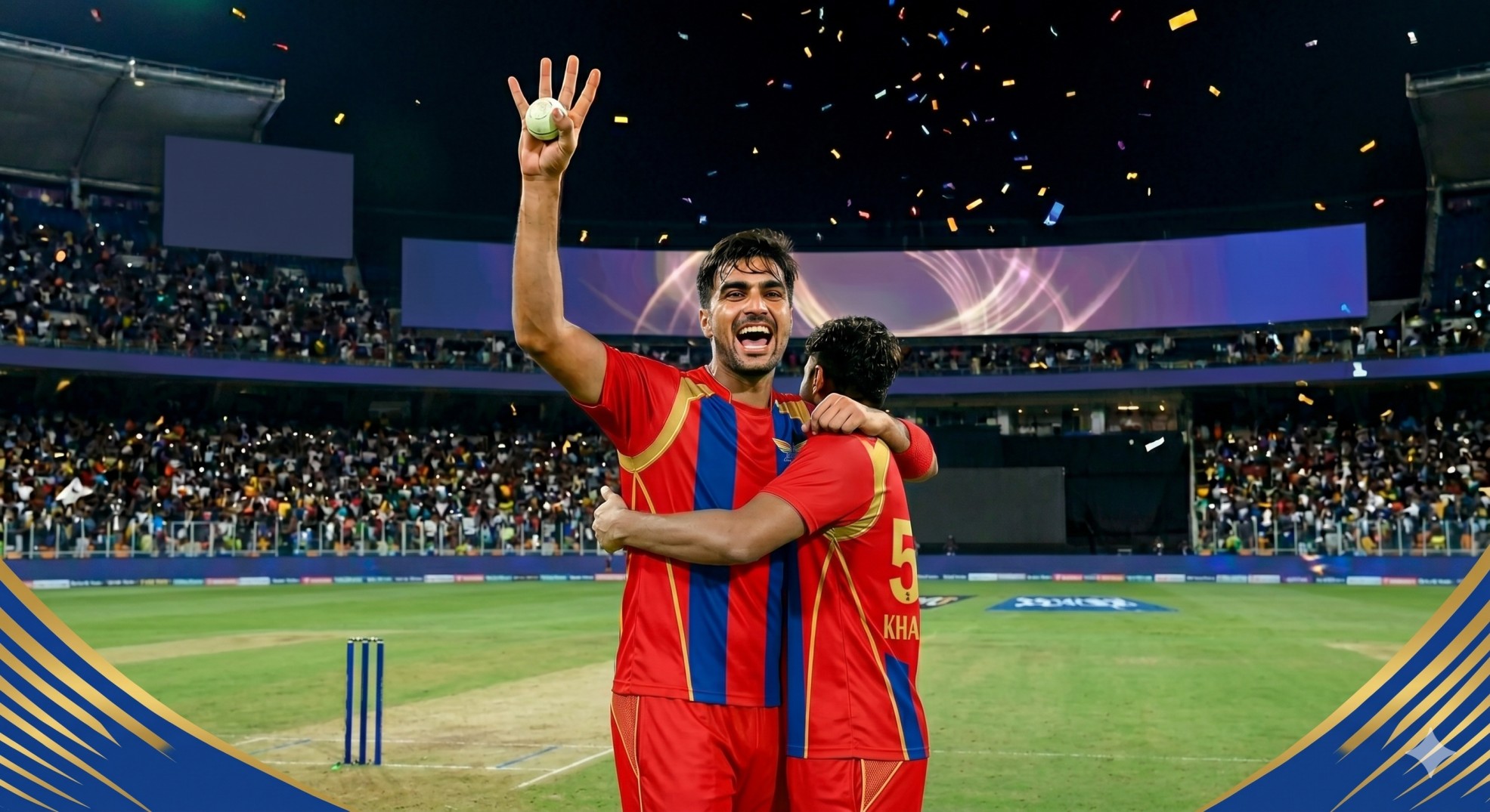 Mohsin Khan's 5-Wicket Haul vs KKR 
